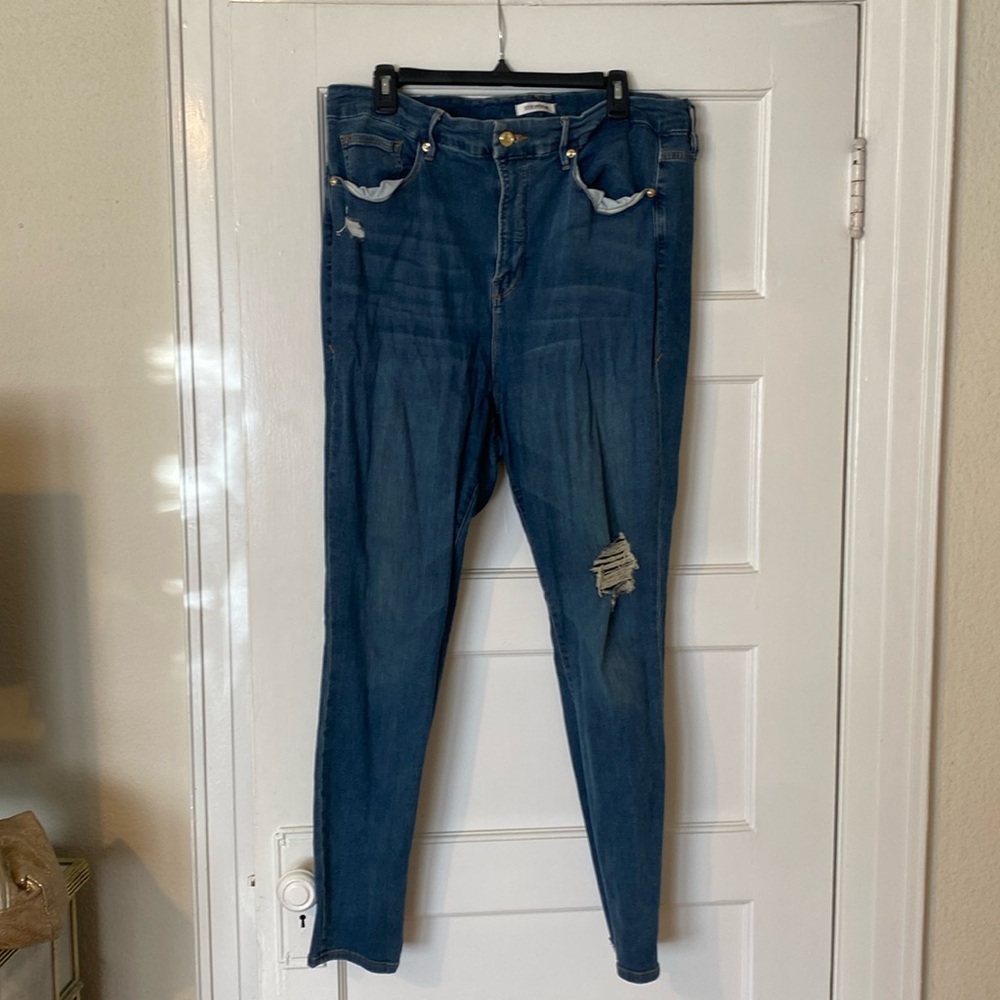 Good American Good Legs Distressed Skinny Jeans